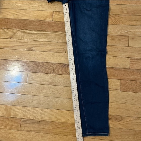 Paige Size 26  hoxton ankle jeans denim skinny dark wash - Picture 14 of 15